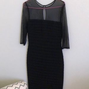 Black cocktail dress